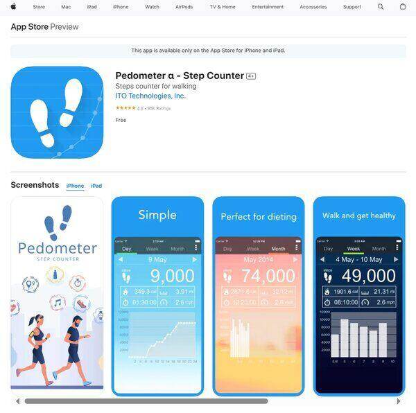 Pedometer Step Counter