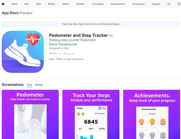 Pedometer and Step Tracker