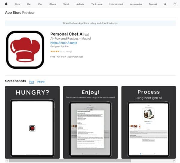 Personal Chef.AI