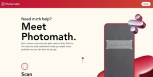 Solucionador de problemas matemáticos Photomath AI