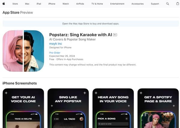 Popstarz Sing Karaoke with AI