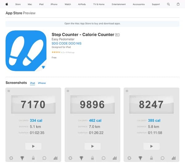 Step Counter Calorie Counter