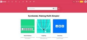 Solucionador de problemas matemáticos da Symbolab AI