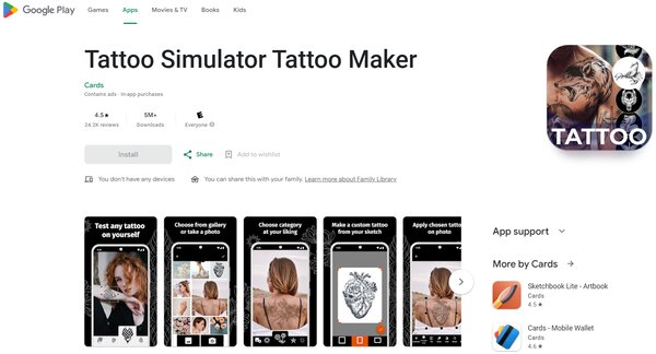 Tattoo Creating Simulator