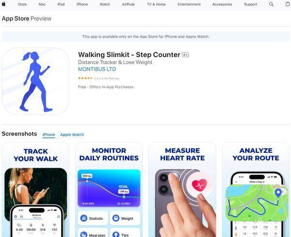 Walking Slimkit Step Counter