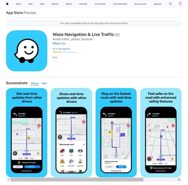 Waze Navigation & Live Traffic