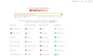 Wolfram Alpha AI matematický problémový riešiteľ