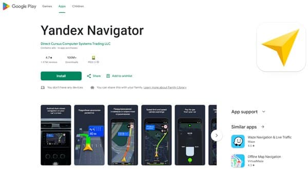 Yandex Navigator