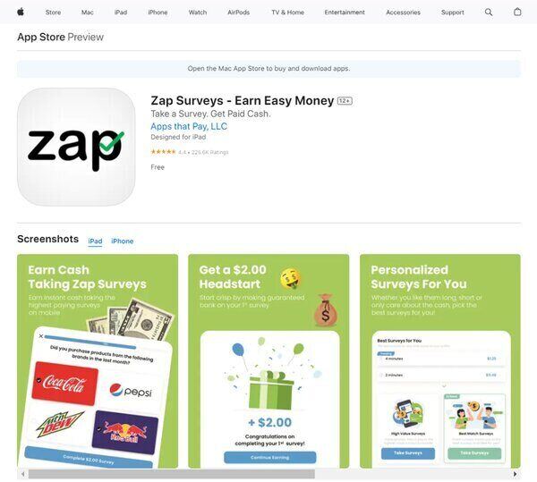 Zap Surveys