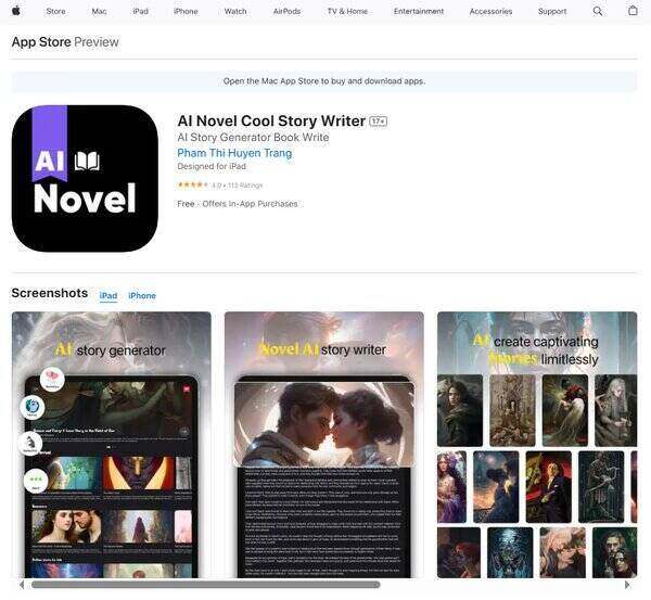 AI Novel Cool Story Writer