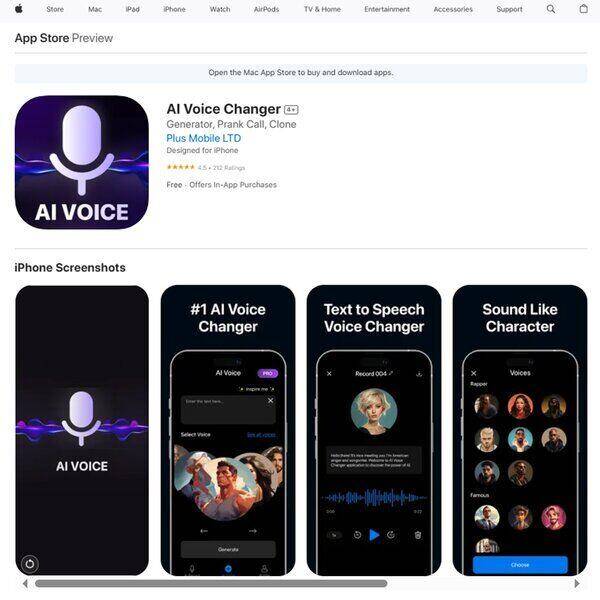 AI Voice Changer App