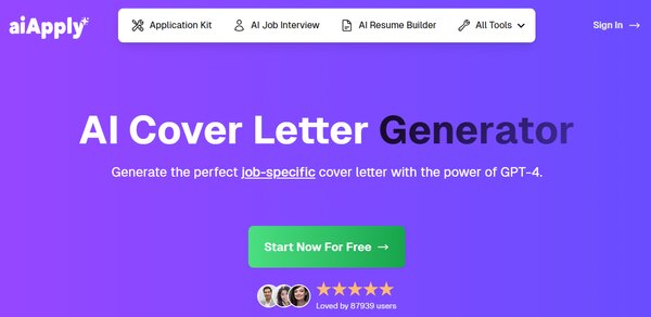 AIApply AI Cover Letter Generator