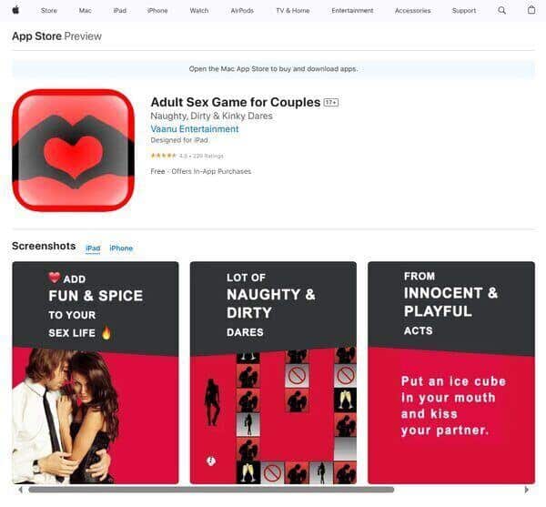 Adult Sex Game for Couples