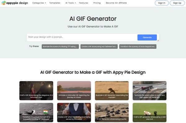 Appypie AI GIF Generator
