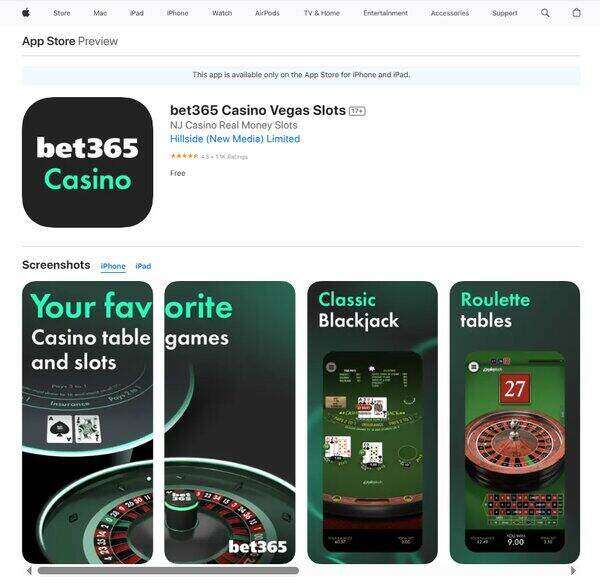 Bet365 Casino Vegas Slots