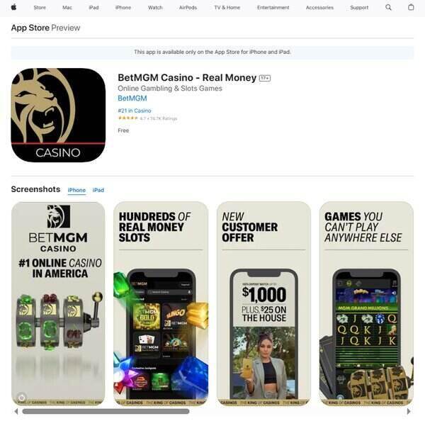 BetMGM Casino Real Money