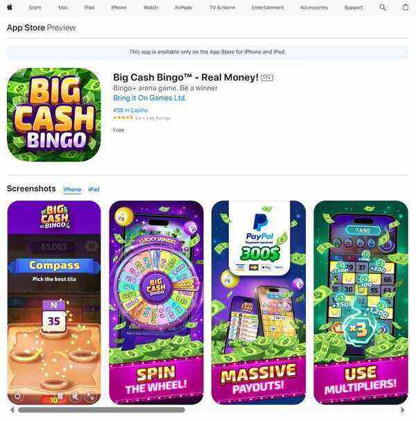 Big Cash Bingo