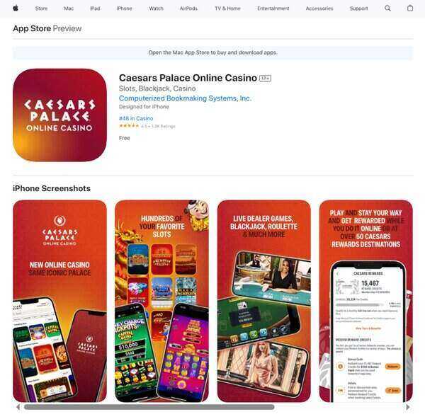 Caesars Palace Online Casino