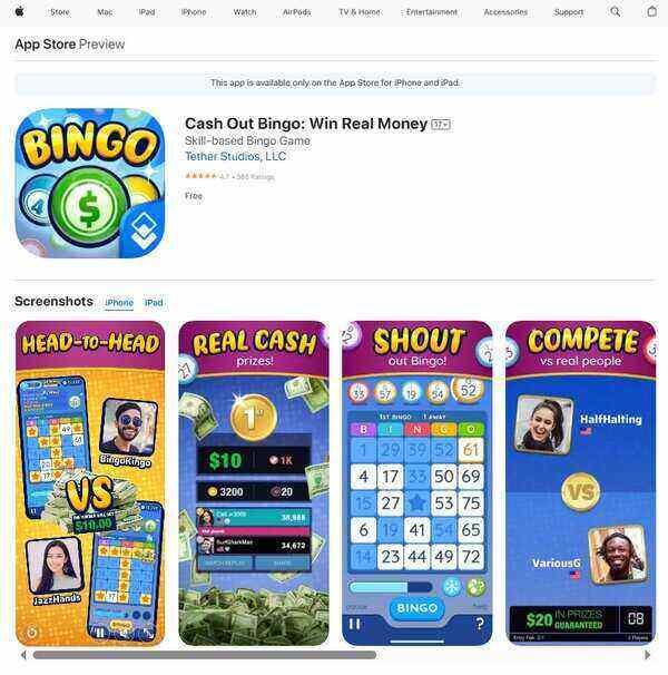 Cash Out Bingo Win Real Money