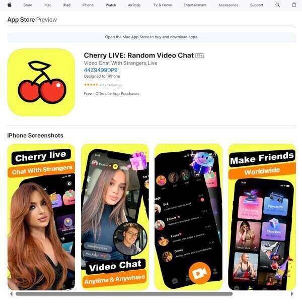 Cherry LIVE Random Video Chat
