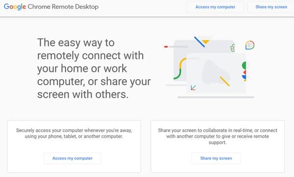 Chrome Remote Desktop