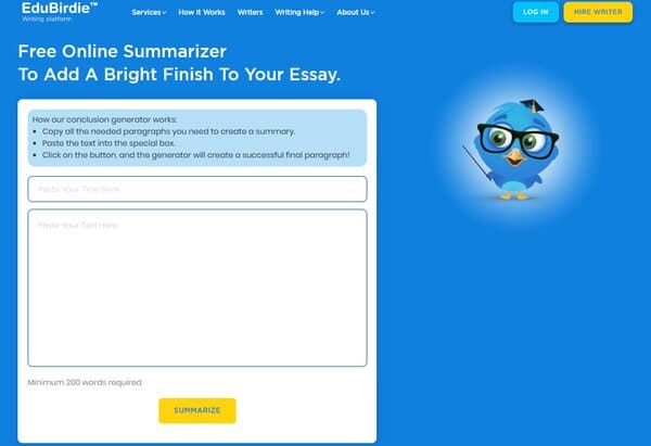 EduBirdie Conclusion Generator