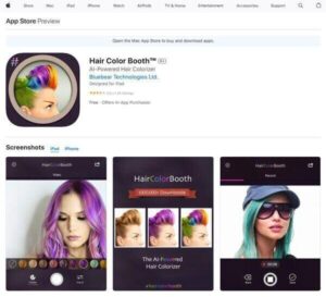 Hair Color Booth