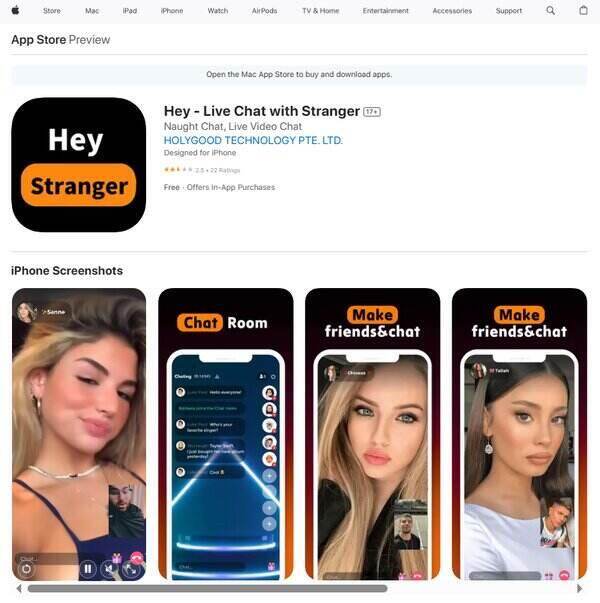 Hey Live Chat with Stranger
