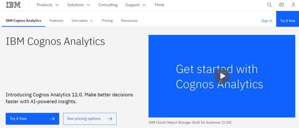 IBM Cognos Analytics