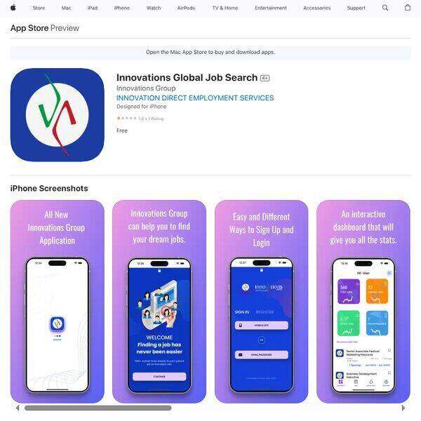Innovations Global Job Search