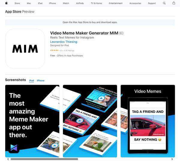 MIM Video Meme Maker Generator