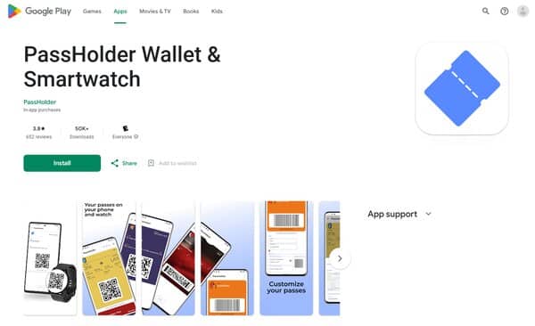 PassHolder Wallet & Smartwatch