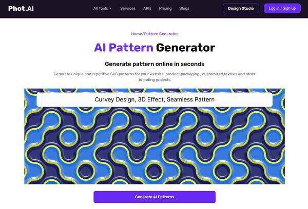 Phot.AI AI Pattern Generator