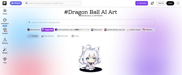 Pixai.art Dragon Ball AI Art Generator