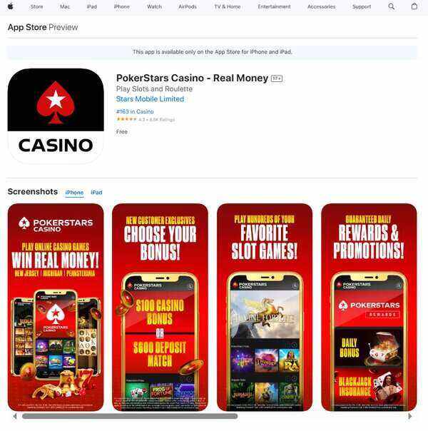 PokerStars Casino Slots Real Money