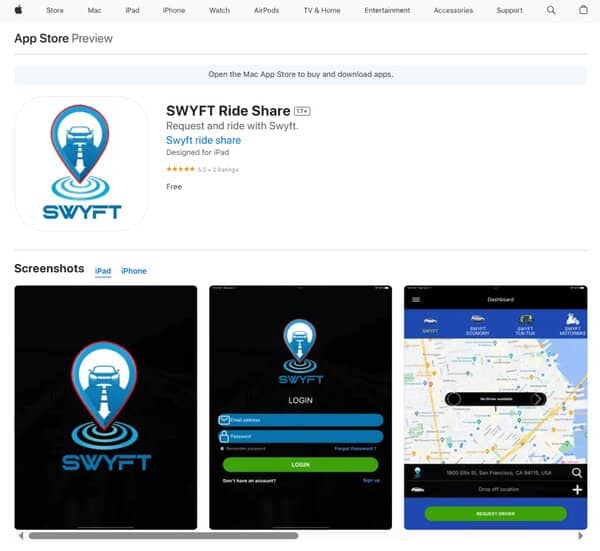 SWYFT Ride Share