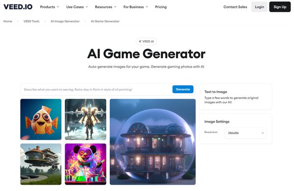 VEED.IO AI Game Generator