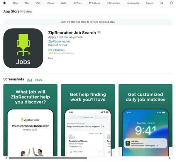 ZipRecruiter Job Search