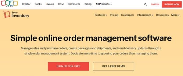 Zoho Inventory