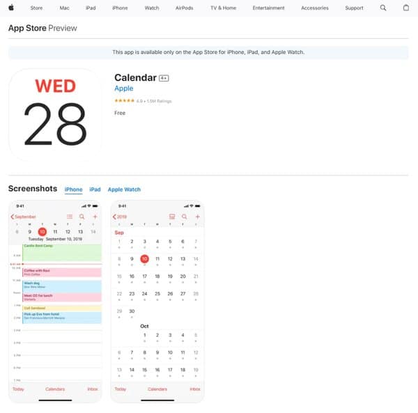 Calendar by Apple