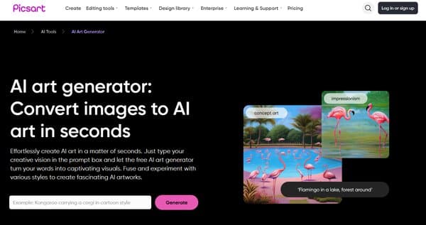 Picsart AI Art Generator