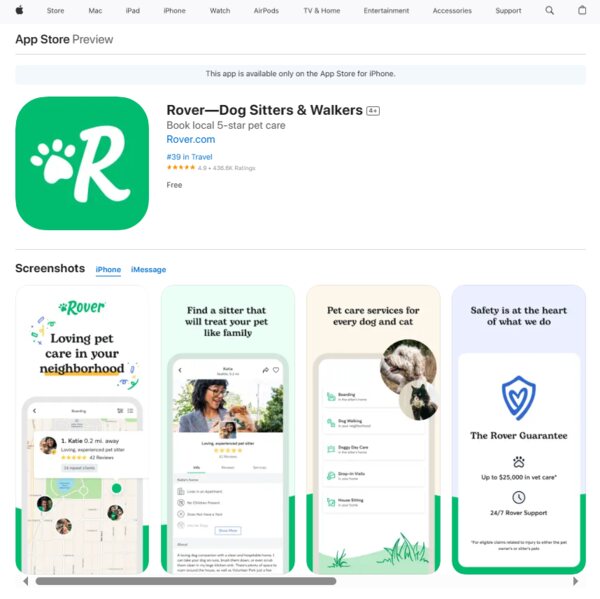 Rover Dog Sitters & Walkers