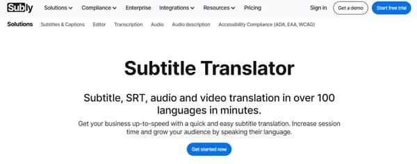 Subly AI Subtitle Translator