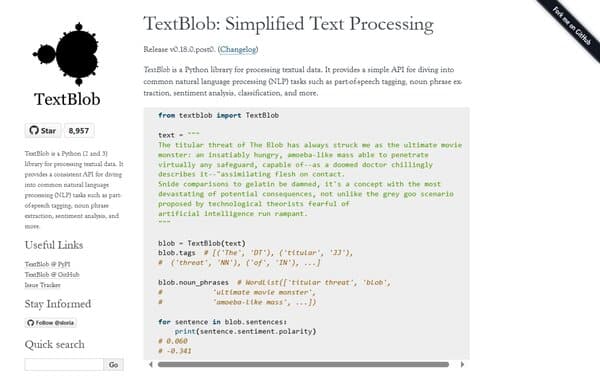 TextBlob