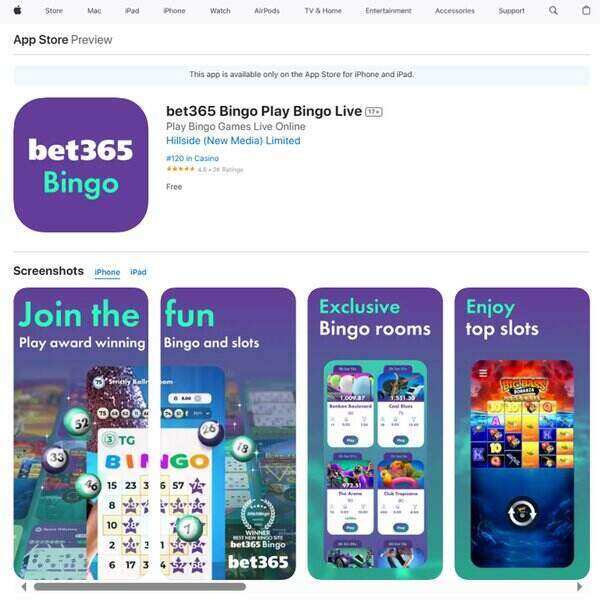 bet365 Bingo Play Bingo Live