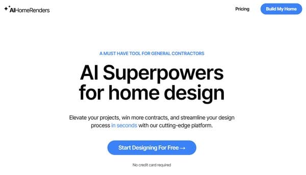 AI Home Renders