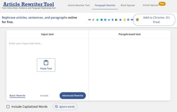 Article Rewriter Tool