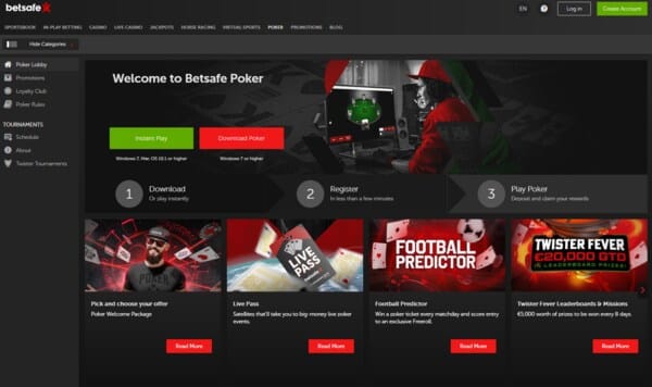 Betsafe Poker