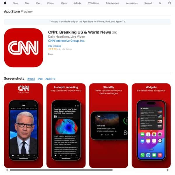 CNN News App