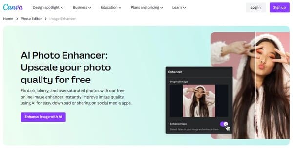 Canva Photo Quality Enhancer